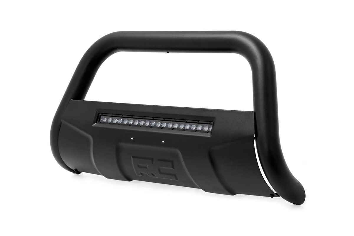 Chevrolet Silverado 1500 LED Bull Bar - Rough Country - Black - '07-'18
